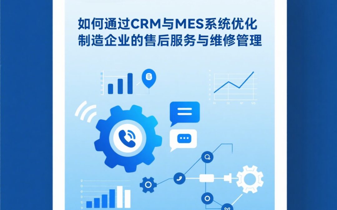 如何通过CRM与MES系统优化制造企业的售后服务与维修管理