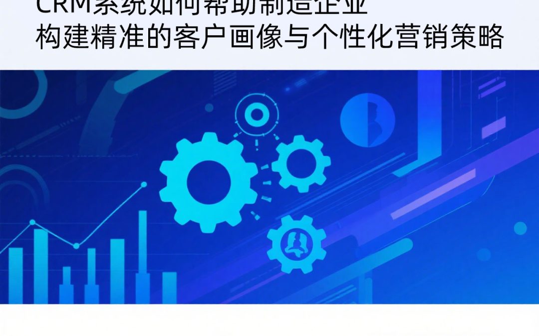数字化时代，CRM系统如何帮助制造企业构建精准的客户画像与个性化营销策略
