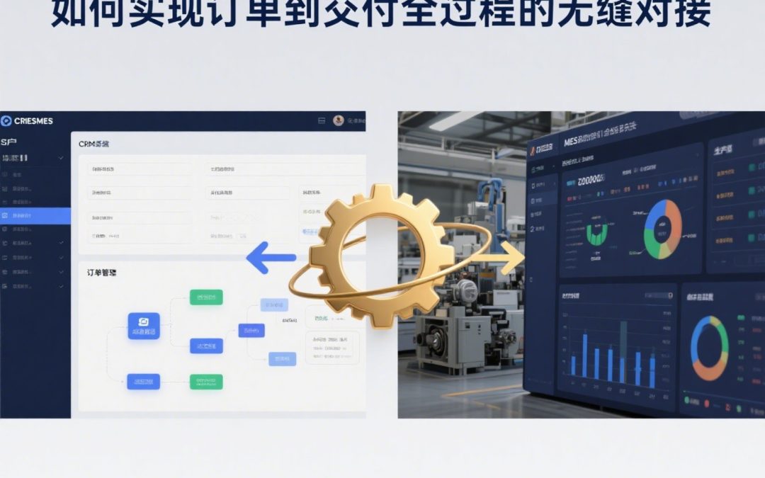 CRM与MES协同：如何实现订单到交付全过程的无缝对接