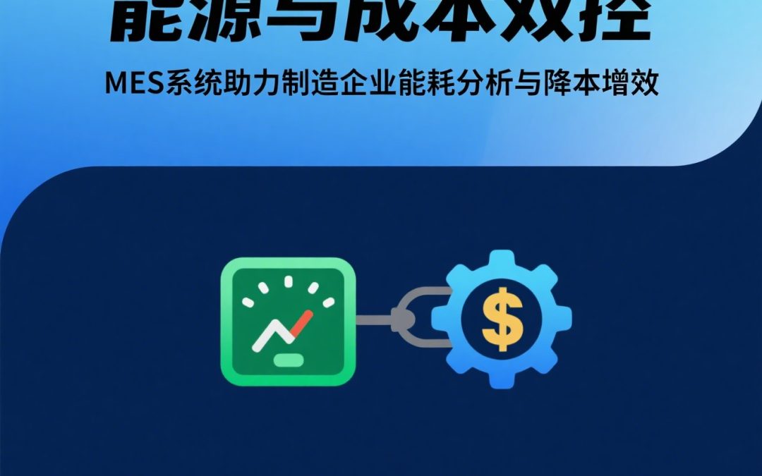 能源与成本双控：MES系统如何帮助制造企业实现生产能耗分析与降本增效？