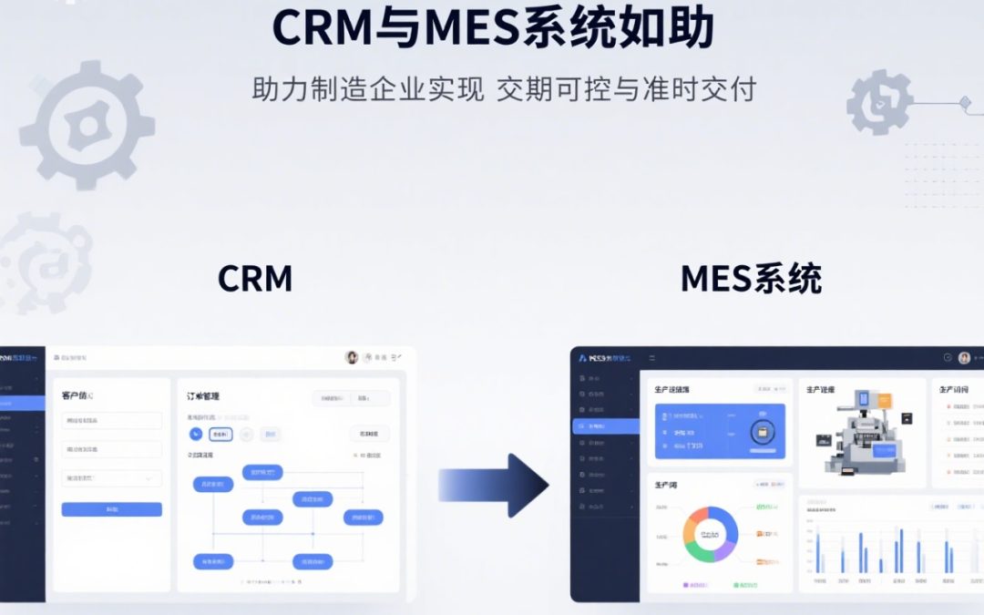 从客户订单到交付全流程：CRM与MES系统如何助力制造企业实现交期可控与准时交付