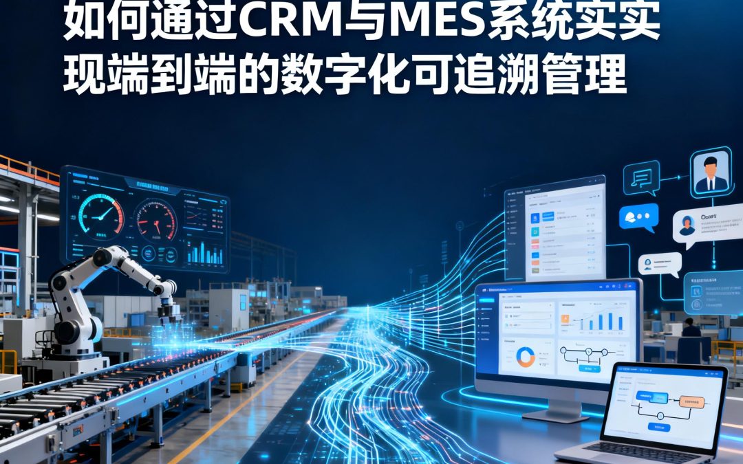 从工厂到客户：如何通过CRM与MES系统实现端到端的数字化可追溯管理