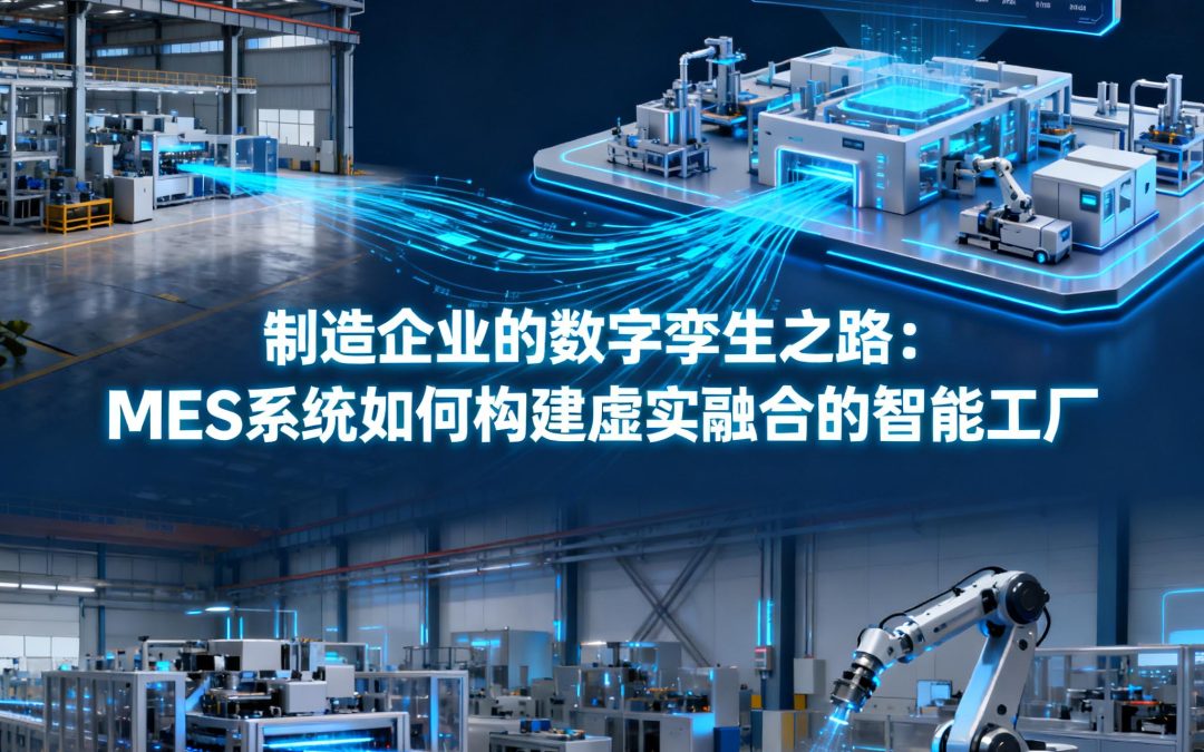 制造企业的数字孪生之路：MES系统如何构建虚实融合的智能工厂