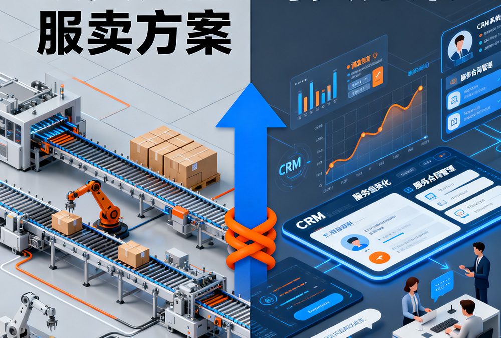 制造业的服务化转型：CRM系统如何助力企业从“卖产品”到“卖方案”？