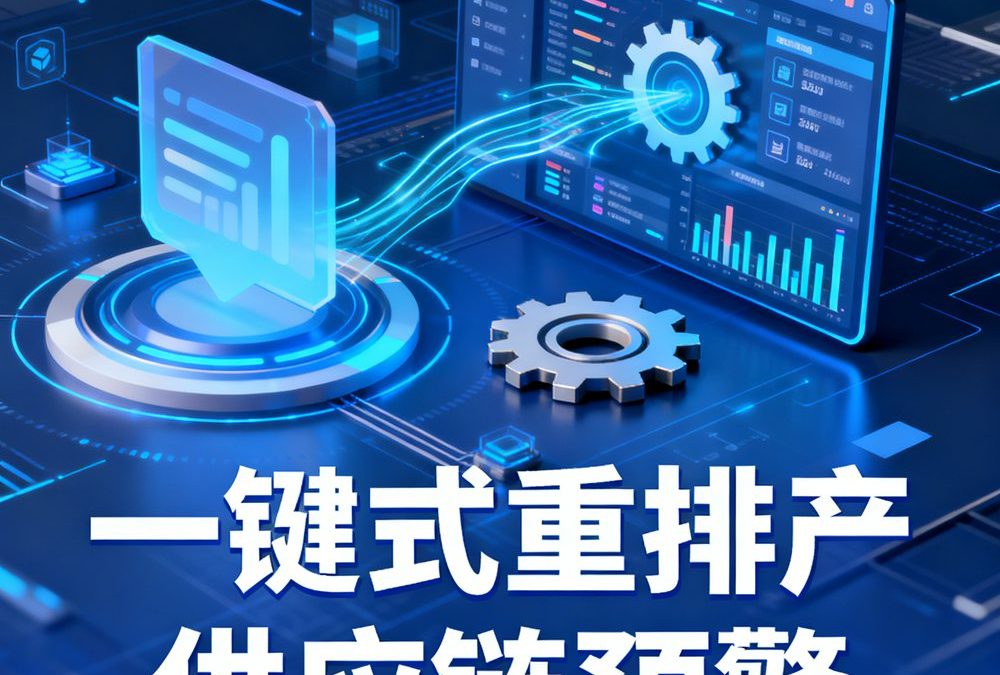 当客户订单突然变更：CRM与MES系统如何快速联动，实现“一键式”重排产与供应链预警？