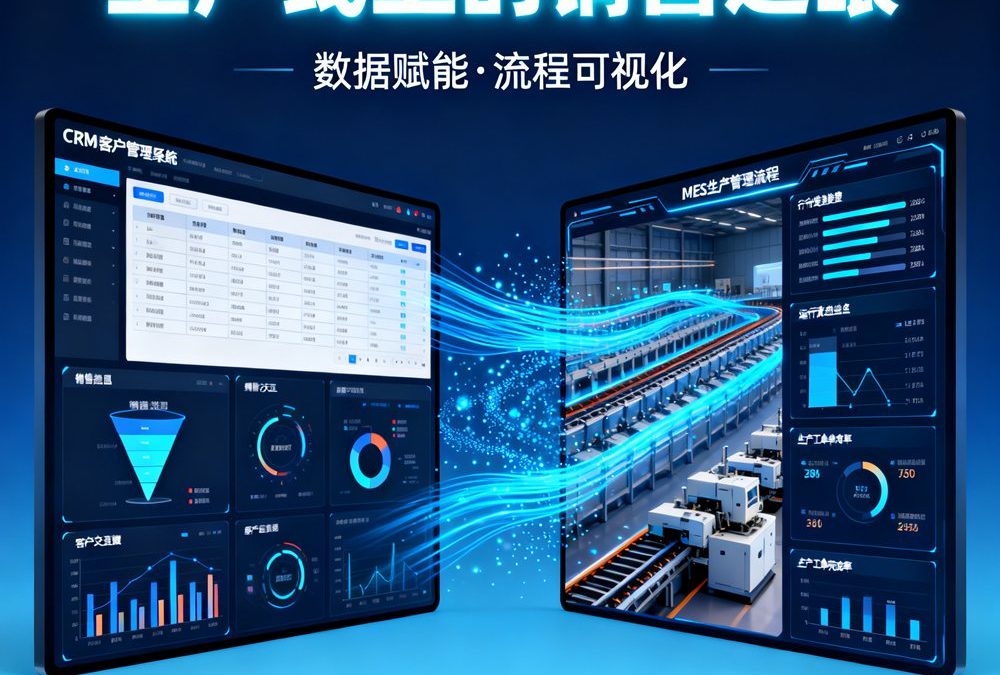 生产线上的销售之眼：如何通过MES实时数据赋能CRM，让销售团队“看见”生产全流程？