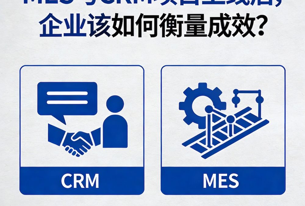 MES与CRM项目上线后，企业该如何衡量成效？